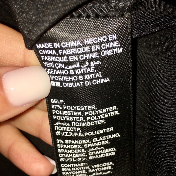 Bebe Peplum Sparkle Top - Picture 4 of 4